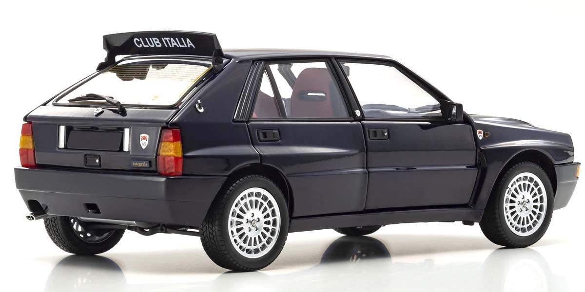 Kyosho 1/18 Lancia Delta HF Integrale Club Italia Blue Ky8343SC- Japan Figure Store - #1 Bring To You The Best Japanese Goods