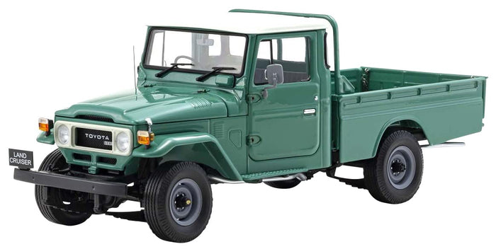 Kyosho 1/18 Toyota Land Cruiser 40 Pickup (Fashion Green)- Japan Figure Store - #1 Bring To You The Best Japanese Goods
