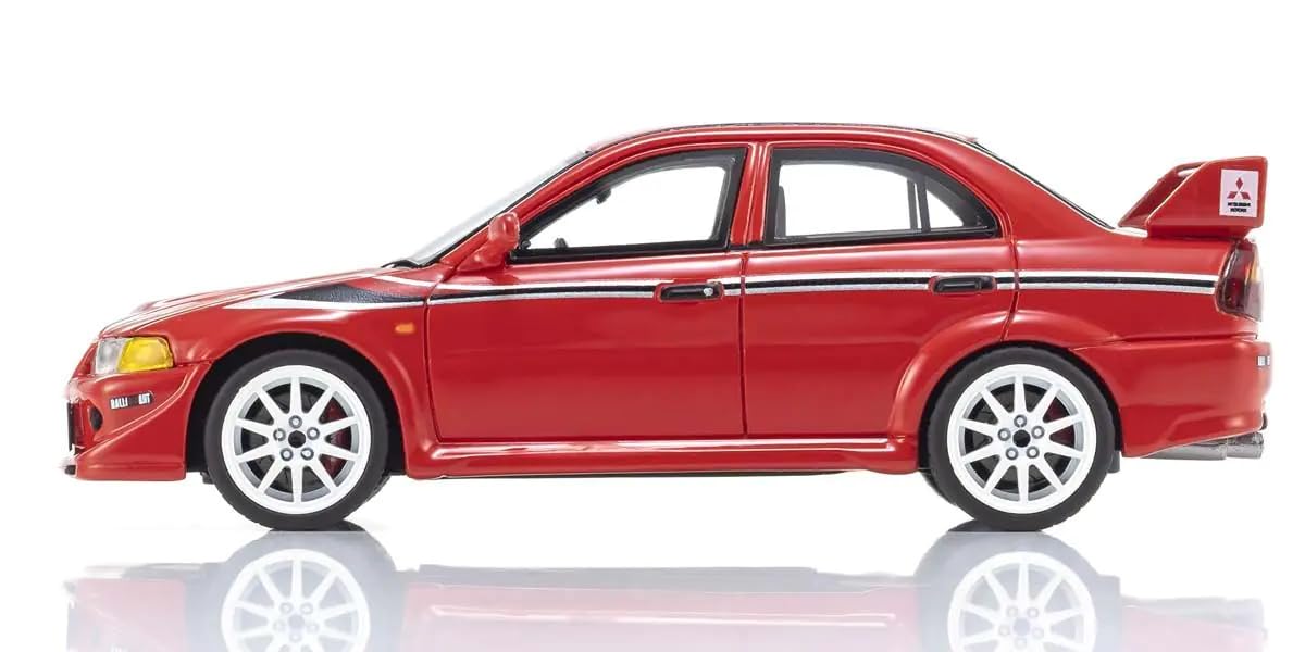 Kyosho 1/43 Mitsubishi Lancer Evo VI TME Red- Japan Figure Store - #1 Bring To You The Best Japanese Goods