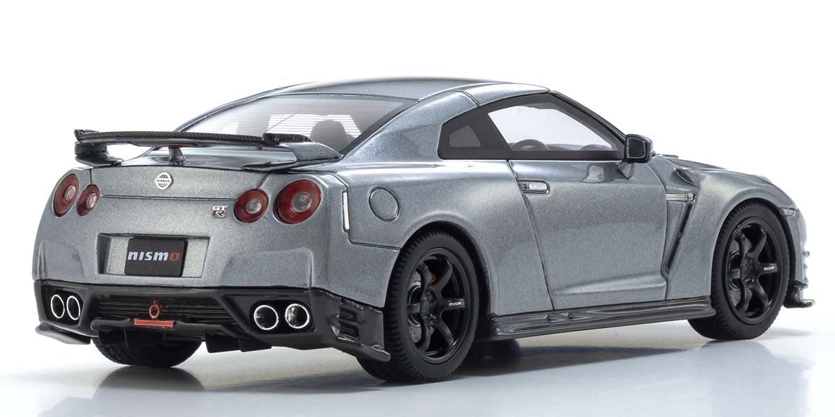 Kyosho Nissan GT-R R35 Nismo KSR43110Gr 1/43 Gray- Japan Figure Store - #1 Bring To You The Best Japanese Goods