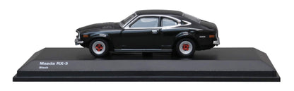 Kyosho Original 1/64 Mazda Rx-3 Black Finished Product Limited Japan Limited Scale Car- Japan Figure Store - #1 Bring To You The Best Japanese Goods