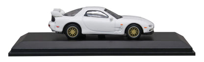 Kyosho Original 1/64 Mazda Rx-7 Fd3S White Finished Product Limited Japanese Scale Toys- Japan Figure Store - #1 Bring To You The Best Japanese Goods