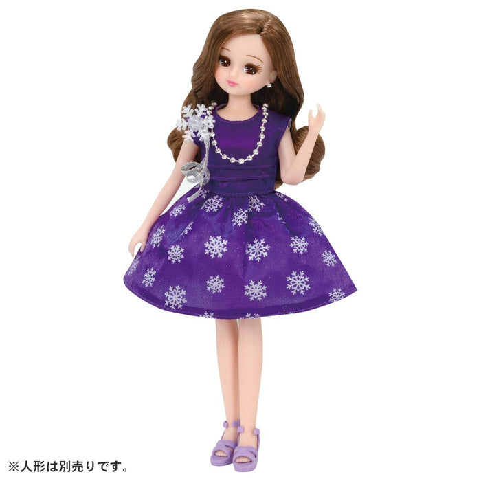 TAKARA TOMY Licca Doll Snow Violet Dress Outfit- Japan Figure Store - #1 Bring To You The Best Japanese Goods
