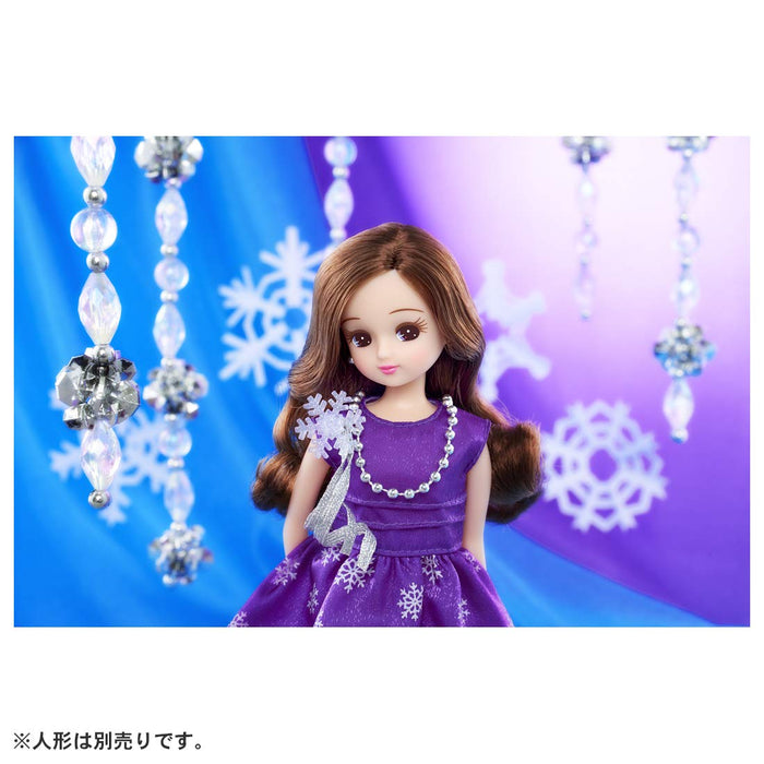 TAKARA TOMY Licca Doll Snow Violet Dress Outfit- Japan Figure Store - #1 Bring To You The Best Japanese Goods