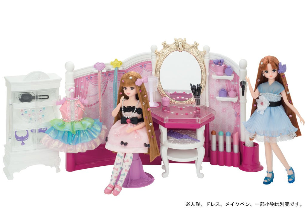 TAKARA TOMY Licca Doll Kira-Kami Shiny Hair Hair Salon 829560- Japan Figure Store - #1 Bring To You The Best Japanese Goods