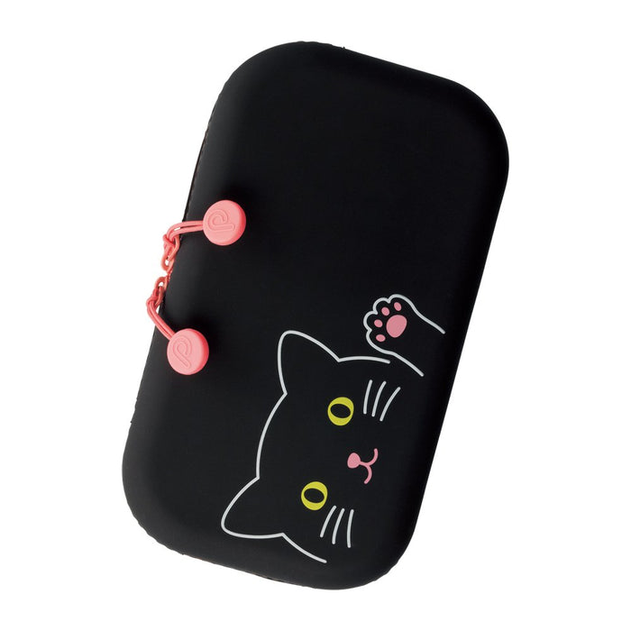 Lihit Lab Japan Zipper Pouch Punilabo Kuroneko A7716-3- Japan Figure Store - #1 Bring To You The Best Japanese Goods