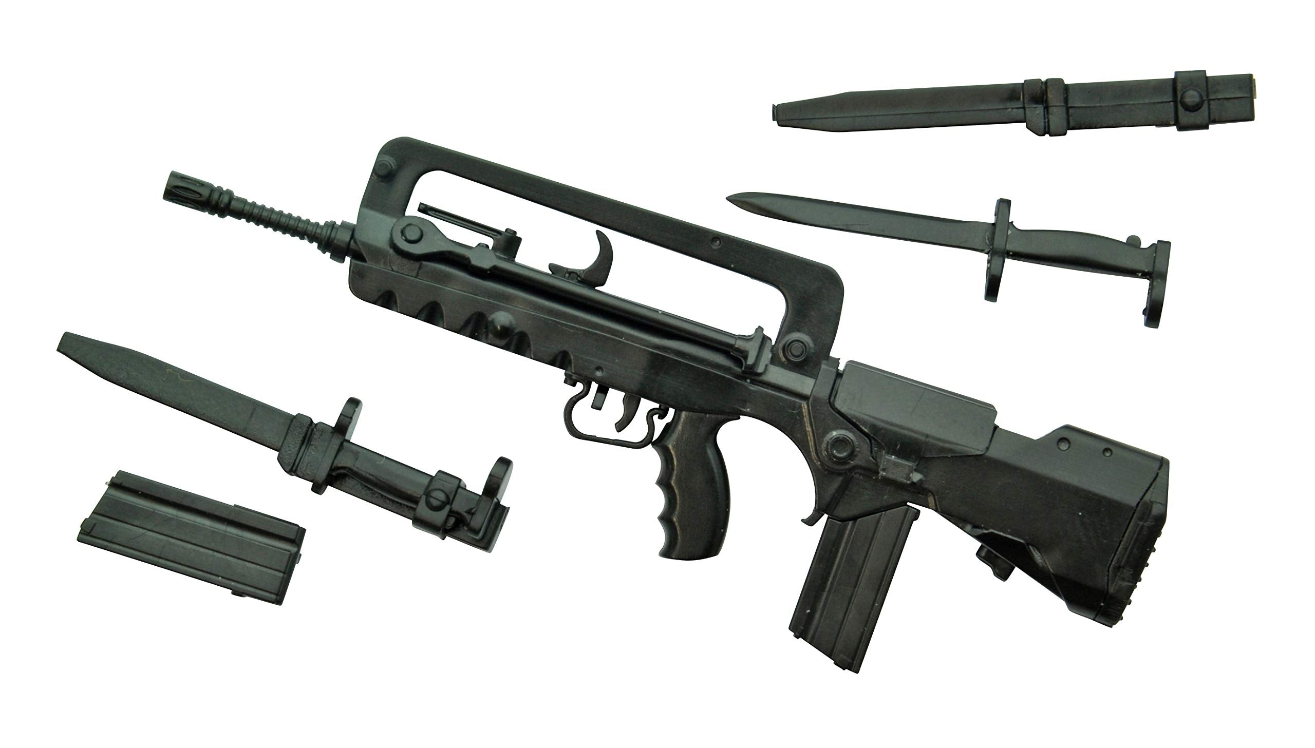 TOMYTEC La057 Military Series Little Armory Fa-Mas F1 Type 1/12 Scale Kit- Japan Figure Store - #1 Bring To You The Best Japanese Goods