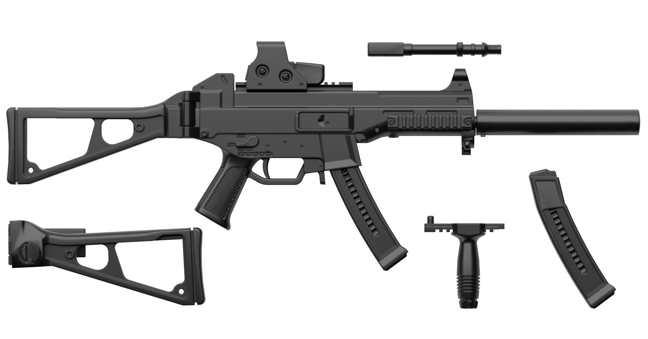 TOMYTEC Ladf07 Military Series Little Armory Doll'S Frontline Ump9 Type 1/12 Scale Kit- Japan Figure Store - #1 Bring To You The Best Japanese Goods