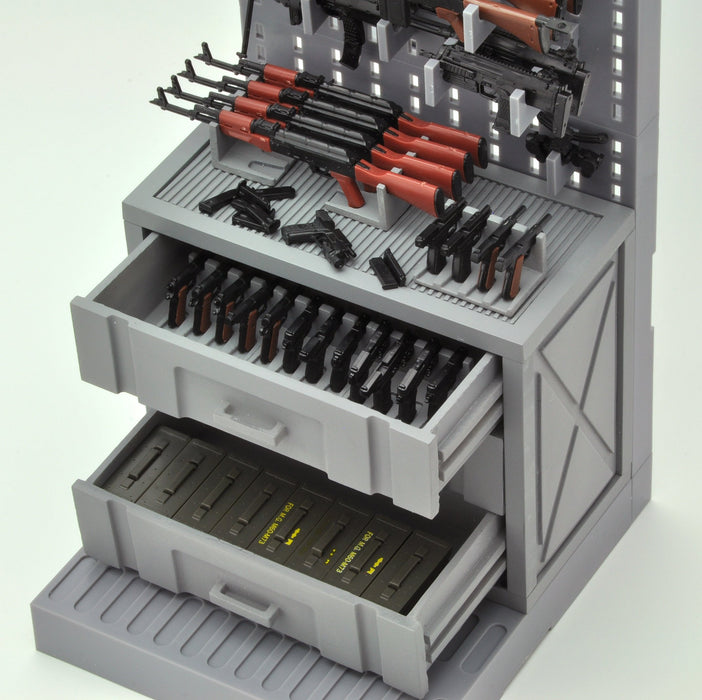 TOMYTEC Ld006 Military Series Little Armory Gun Rack B 1/12 Kit- Japan Figure Store - #1 Bring To You The Best Japanese Goods