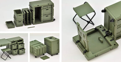 TOMYTEC Ld033 Military Series 1/12 Little Armory Field Desk A Plastic Model- Japan Figure Store - #1 Bring To You The Best Japanese Goods