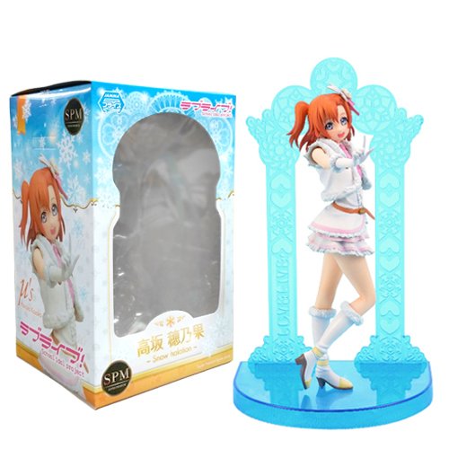 Sega Love Live! Honoka Kosaka Snow Halation 20Cm Figure W/ Pedestal - Japan- Japan Figure Store - #1 Bring To You The Best Japanese Goods