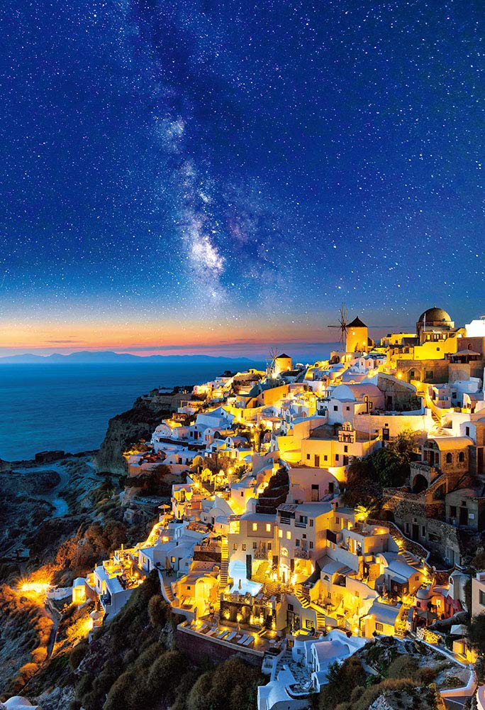 BEVERLY M81-612 Jigsaw Puzzle Starry Sky Of Santorini 1000 S-Pieces- Japan Figure Store - #1 Bring To You The Best Japanese Goods
