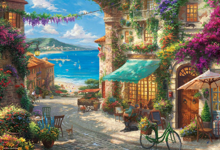 BEVERLY 31-480 Jigsaw Puzzle Thomas Kinkade Italian Cafe In Sicily 1000 Pieces- Japan Figure Store - #1 Bring To You The Best Japanese Goods