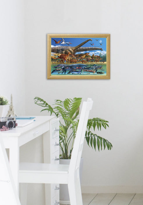 Beverly Jigsaw Puzzle L74-167 Dinosaur Size Chart (150 L-Pieces) Dinosaur Jigsaw Puzzle- Japan Figure Store - #1 Bring To You The Best Japanese Goods