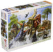 Beverly Jigsaw Puzzle L74-168 Dinosaur Tyrannosaurus Mosasaurus (150 L-Pieces) Dinosaur Puzzle- Japan Figure Store - #1 Bring To You The Best Japanese Goods