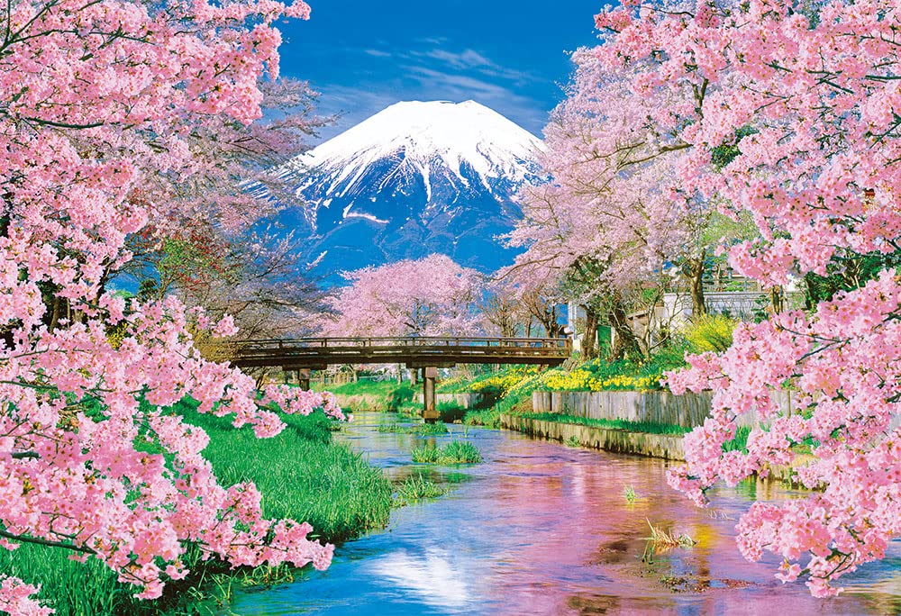 BEVERLY 33-208 Jigsaw Puzzle Mt.Fuji And The Murmuring Of Spring 300 Pieces- Japan Figure Store - #1 Bring To You The Best Japanese Goods