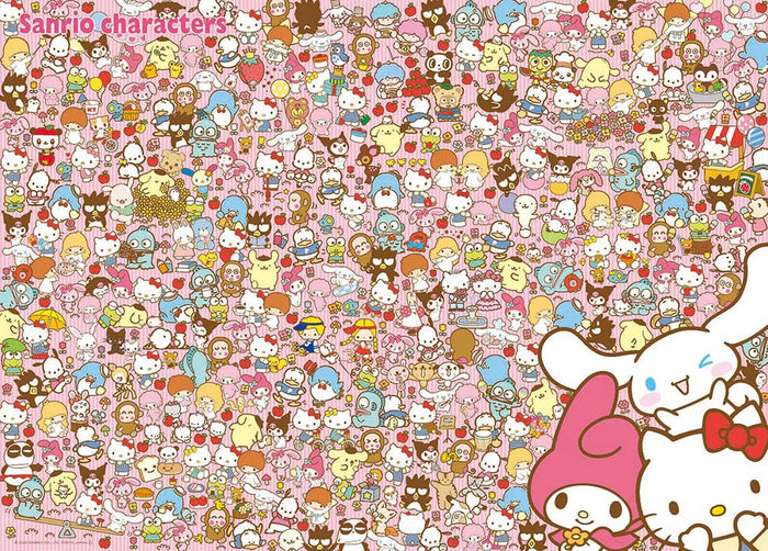 BEVERLY 66-221 Jigsaw Puzzle Sanrio Let'S Look For Our Favorite Sanrio Characters 600 Pieces- Japan Figure Store - #1 Bring To You The Best Japanese Goods