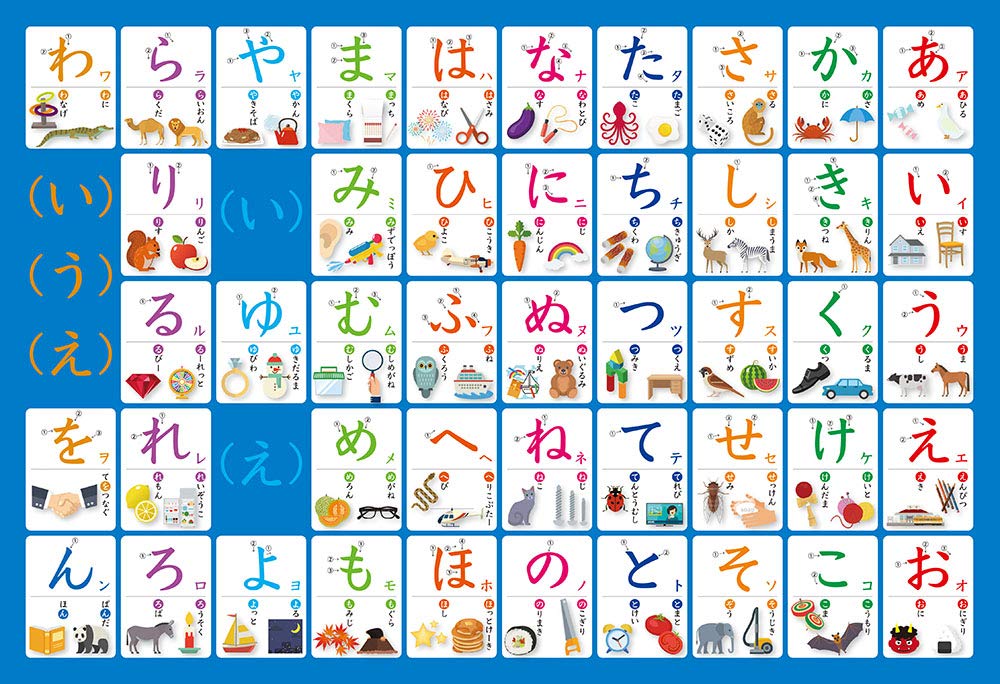 Beverly Jigsaw Puzzle 80-012 Japanese Hiragana Chart (80 L-Pieces) Educational Puzzle- Japan Figure Store - #1 Bring To You The Best Japanese Goods