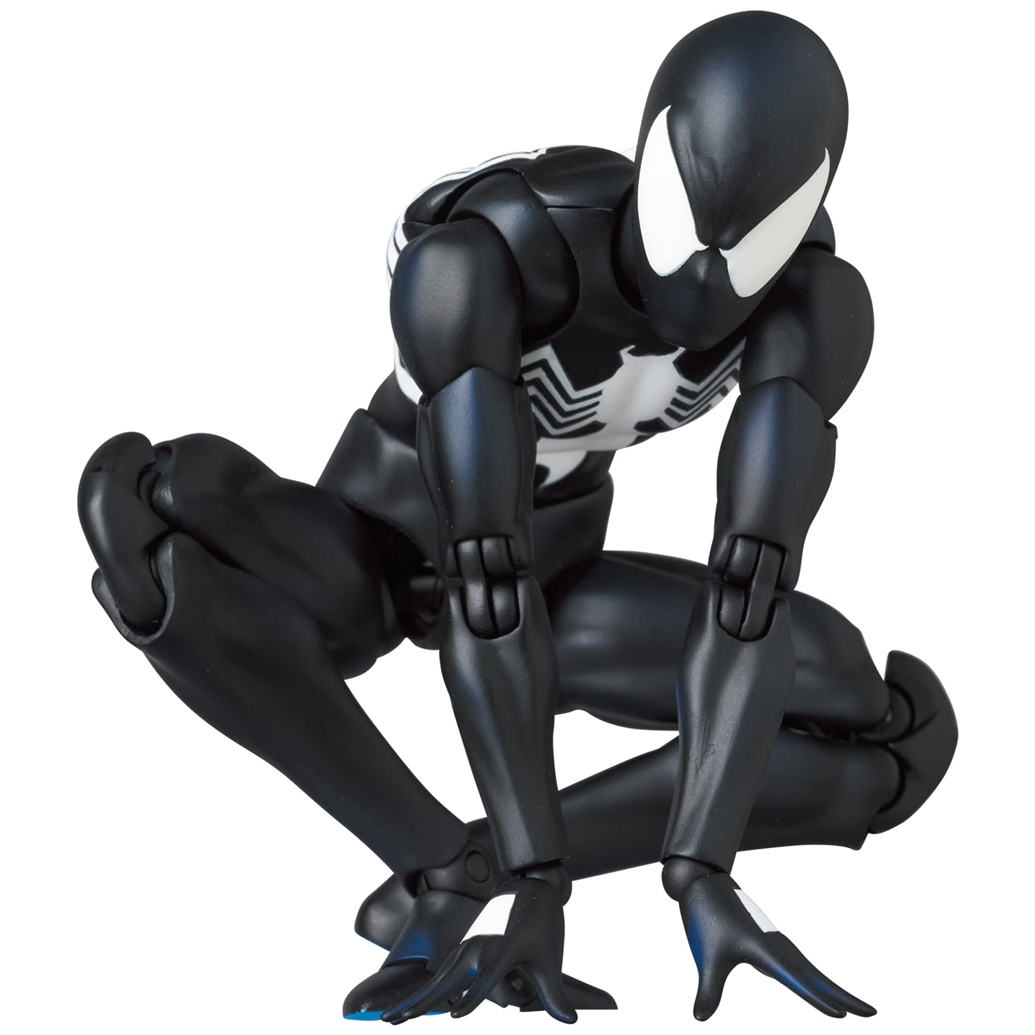MEDICOM Mafex Spider-Man Black Costume Comic Ver. Figure- Japan Figure Store - #1 Bring To You The Best Japanese Goods