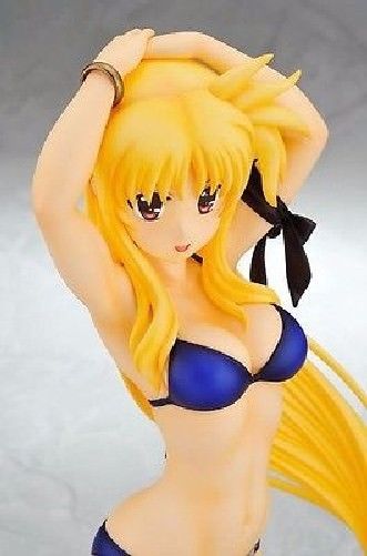 Magical Girl Lyrical Nanoha Fate T. Harlaown Swimsuit 1/4 Pvc Good Smile Company- Japan Figure Store - #1 Bring To You The Best Japanese Goods