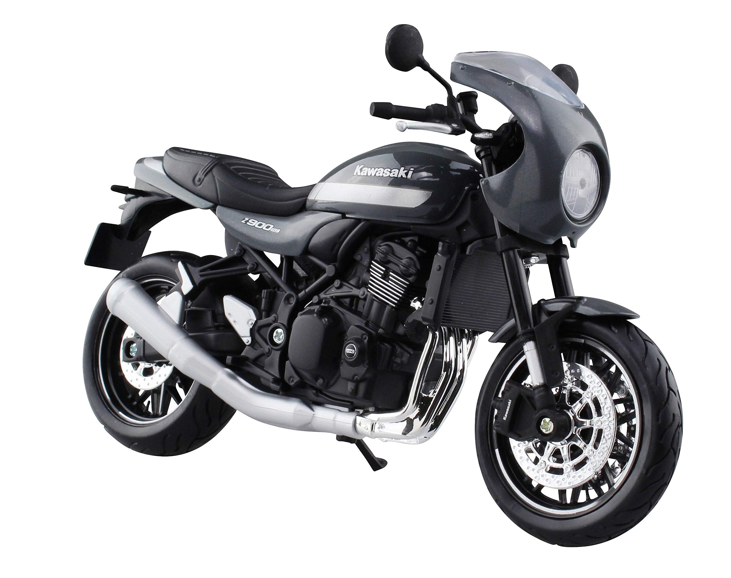 AOSHIMA Skynet 05047 Kawasaki Z900Rs Metallic Cafe Pearl Storm Gray 1/12 Scale Finished Model- Japan Figure Store - #1 Bring To You The Best Japanese Goods
