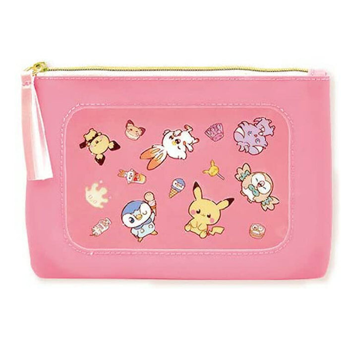 Pouch With Silicone Window Pk Pokémon Poképeace- Japan Figure Store - #1 Bring To You The Best Japanese Goods