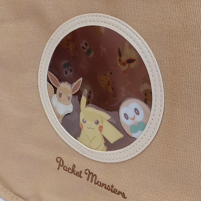 Marimocraft Pokemon Pvc Series Tote Bag Beige Japan W25Xh25Xd12Cm - Pkm-763- Japan Figure Store - #1 Bring To You The Best Japanese Goods