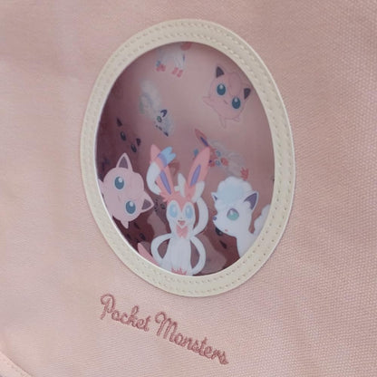 Marimocraft Pokemon Pvc Series Tote Bag Pink Japan W25Xh25Xd12Cm Pkm-765- Japan Figure Store - #1 Bring To You The Best Japanese Goods