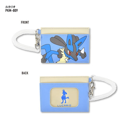 Marimocraft Pokemon Single Pass Case Lucario W11xH8xD0.5cm Pkm-809- Japan Figure Store - #1 Bring To You The Best Japanese Goods