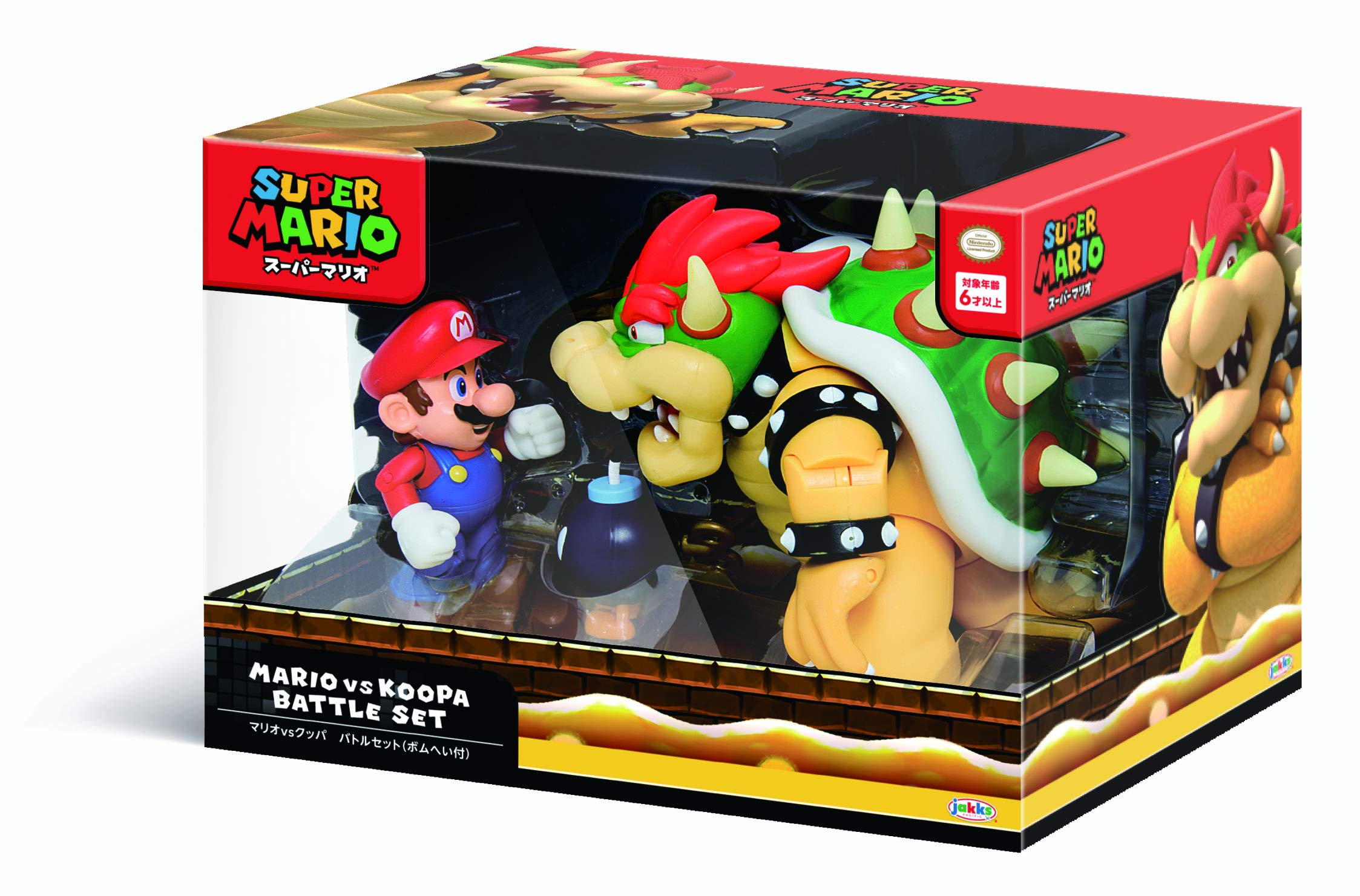 Mario Vs Bowser Battle Set (Jakks Pacific, Inc)- Japan Figure Store - #1 Bring To You The Best Japanese Goods