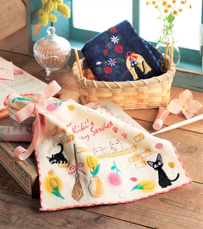 MARUSHIN Studio Ghibli Kiki'S Delivery Service 'Break Time' Mini Towel- Japan Figure Store - #1 Bring To You The Best Japanese Goods
