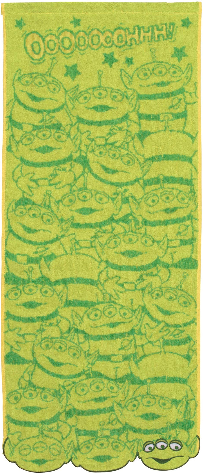 MARUSHIN Disney Toy Story 'Alien Structure' Face Towel- Japan Figure Store - #1 Bring To You The Best Japanese Goods