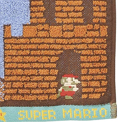 MARUSHIN Super Mario Stage Goal Mini Towel- Japan Figure Store - #1 Bring To You The Best Japanese Goods