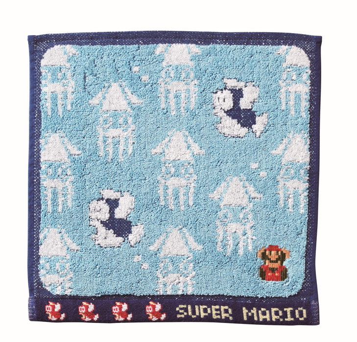 MARUSHIN Super Mario Mini Towel Underwater Stage- Japan Figure Store - #1 Bring To You The Best Japanese Goods
