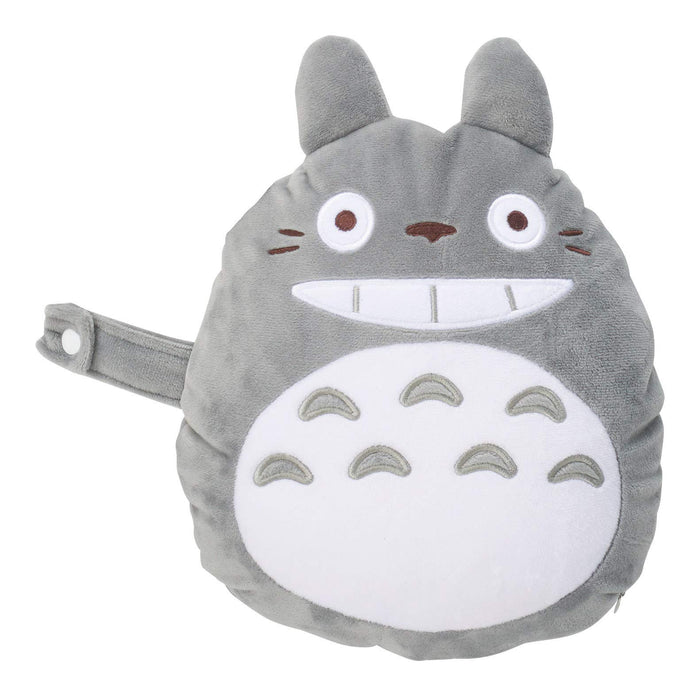 Marushin Hooded Neck Pillow Japan Ghibli My Neighbor Totoro Large Reversible 1145016600- Japan Figure Store - #1 Bring To You The Best Japanese Goods