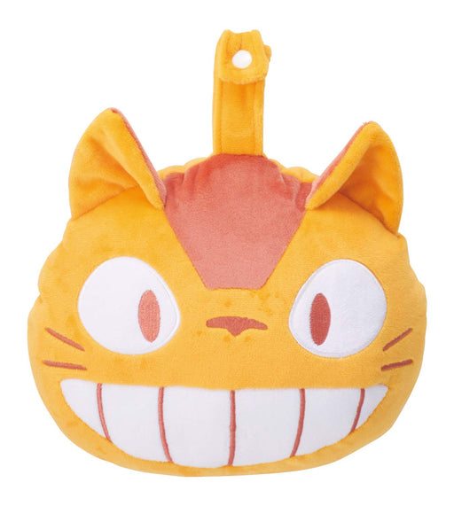 Marushin Japan Hooded Neck Pillow Ghibli My Neighbor Totoro Nekobus Beaded Reversible- Japan Figure Store - #1 Bring To You The Best Japanese Goods