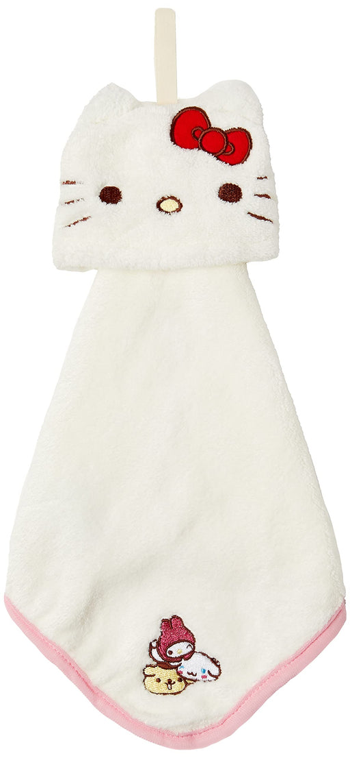 Marushin Loop Towel Micro Material Micro Hello Kitty 9.5x12/25x25cm 3065012900- Japan Figure Store - #1 Bring To You The Best Japanese Goods