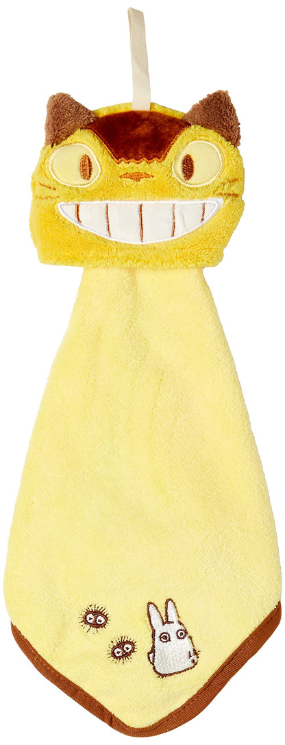 Marushin Loop Towel Micro Material Totoro Cat Bus Face Cover 10x12cm Towel 25x25cm Kindergarten Goods 1025010600- Japan Figure Store - #1 Bring To You The Best Japanese Goods