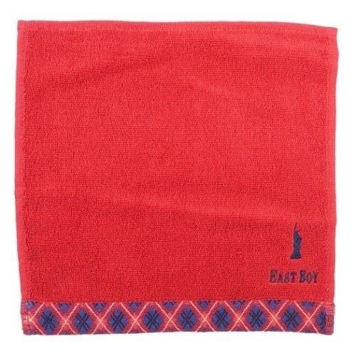 MARUSHIN East Boy 'Classical Check' Mini Towel Red- Japan Figure Store - #1 Bring To You The Best Japanese Goods