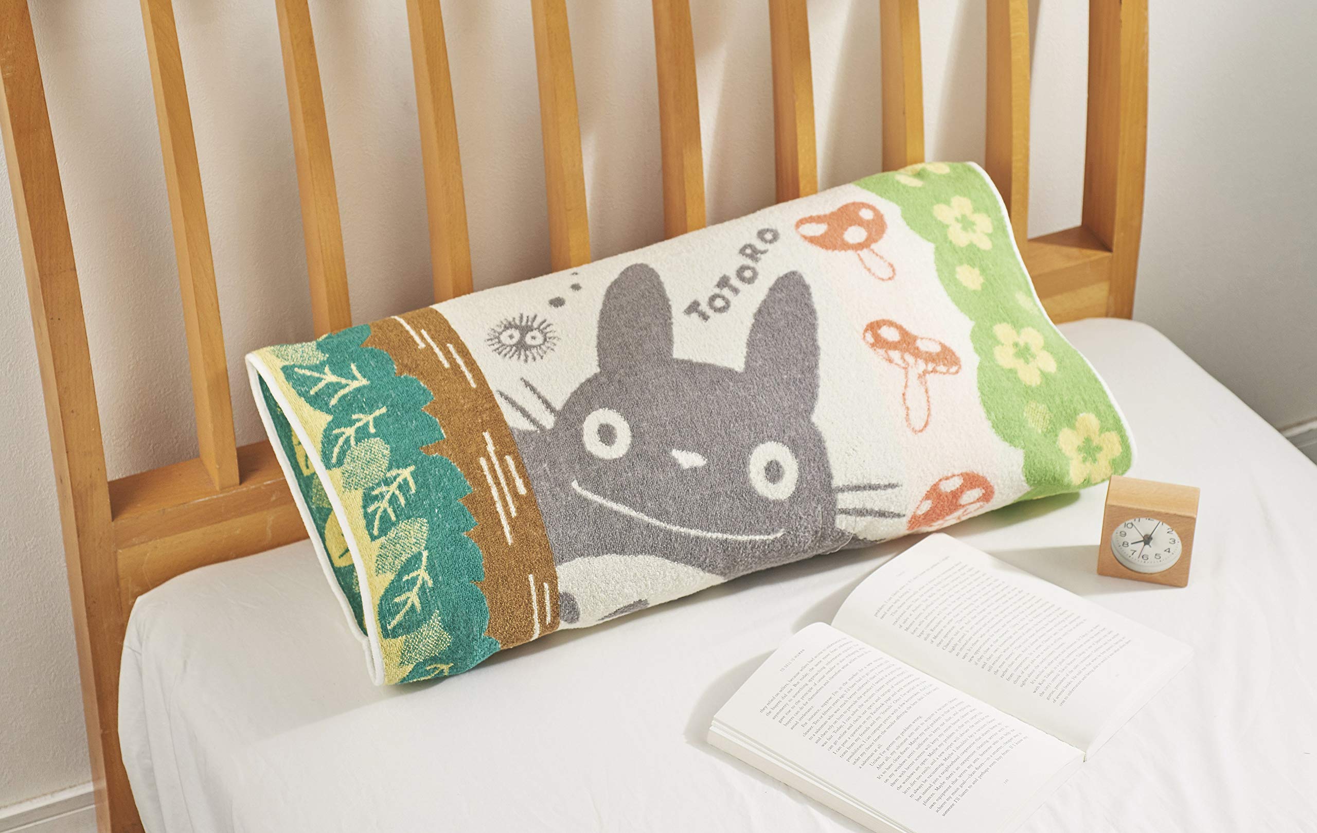 MARUSHIN Studio Ghibli My Neighbor Totoro 'Forest Bathing' Towel Pillowcase- Japan Figure Store - #1 Bring To You The Best Japanese Goods