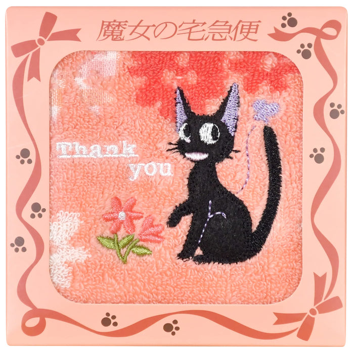 Mini Towel Jiji Flower Garden Kiki'S Delivery Service- Japan Figure Store - #1 Bring To You The Best Japanese Goods