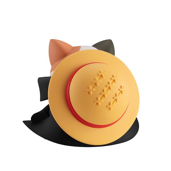 Megahouse Japan Luffy 100Mm Pvc Action Figure - Mega Cat Project One Piece Nyan & Big Nyan Peace Meow! (1)- Japan Figure Store - #1 Bring To You The Best Japanese Goods