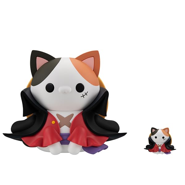 Megahouse Japan Luffy 100Mm Pvc Action Figure - Mega Cat Project One Piece Nyan & Big Nyan Peace Meow! (1)- Japan Figure Store - #1 Bring To You The Best Japanese Goods