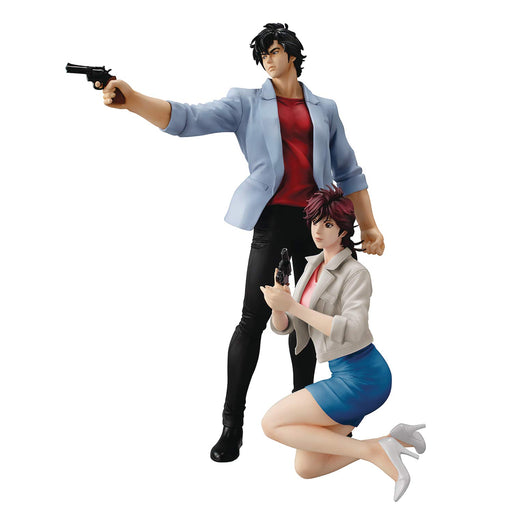 Megahouse Gem Series City Hunter Shinjuku Private Eyes Ryo Saeba Kaori Makimura Figure Japan- Japan Figure Store - #1 Bring To You The Best Japanese Goods