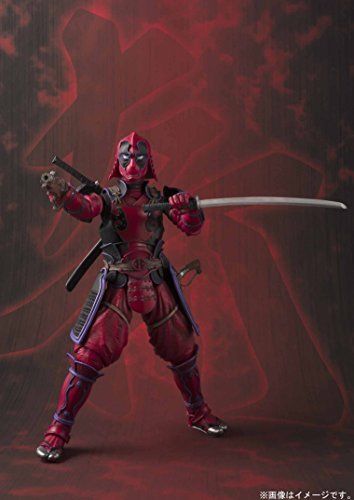 Meisho Manga Realization Marvel Kabukimono Deadpool Action Figure Bandai- Japan Figure Store - #1 Bring To You The Best Japanese Goods