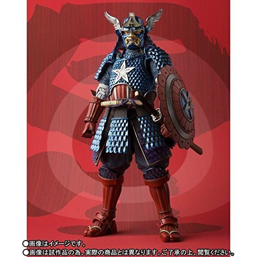 Bandai Meisho Manga Realization Samurai Captain America Figure - Japan- Japan Figure Store - #1 Bring To You The Best Japanese Goods