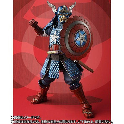 Bandai Meisho Manga Realization Samurai Captain America Figure - Japan- Japan Figure Store - #1 Bring To You The Best Japanese Goods