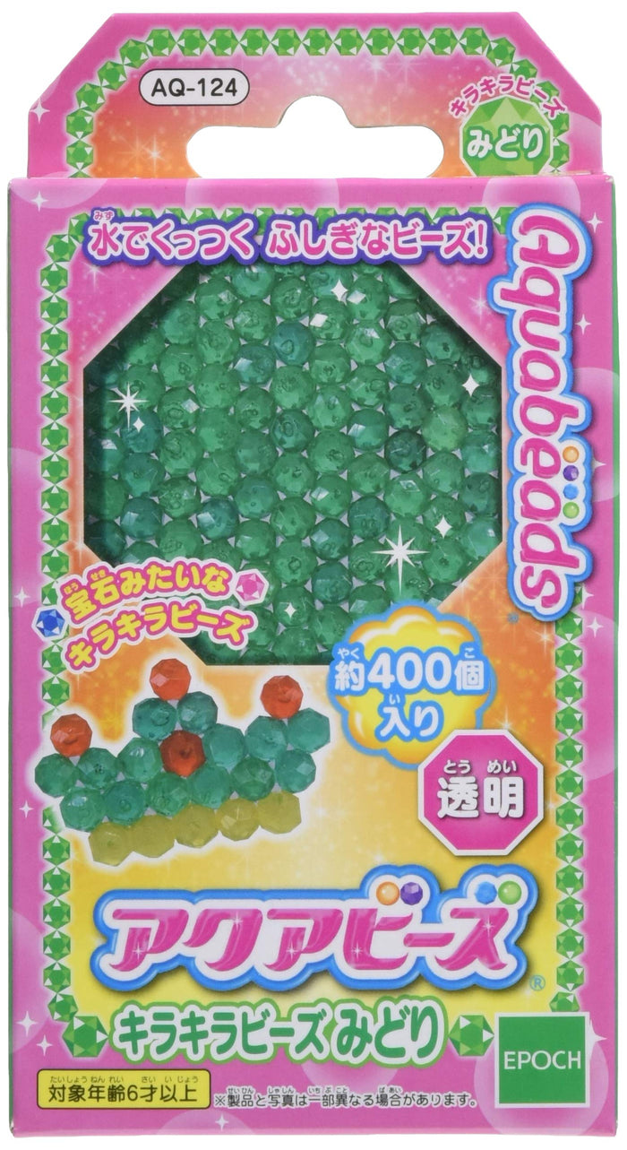 Epoch Aquabeads: Glitter Green Beads Age 6+ Toy Water-Stick Making Kit- Japan Figure Store - #1 Bring To You The Best Japanese Goods