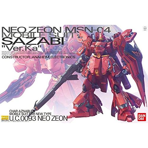 Bandai Spirits MSN-04 Sazabi Ver.Ka Gundam Char's Counterattack 1/100- Japan Figure Store - #1 Bring To You The Best Japanese Goods