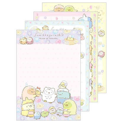 SAN-X Sumikko Gurashi Memo Pad 'Minna De Kotorikko'- Japan Figure Store - #1 Bring To You The Best Japanese Goods